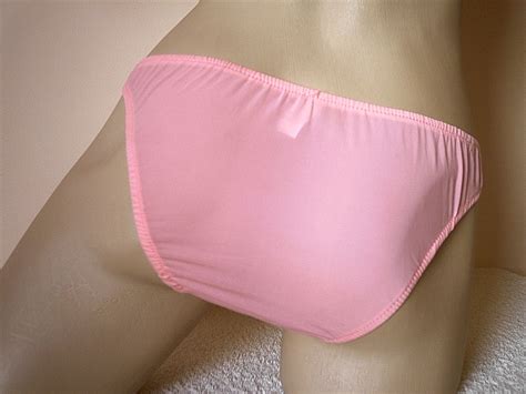 gorgeous men s pink silky mini bikini brief pouch panties knickers osr m38 ebay