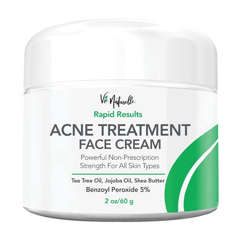 Natural Acne Treatment Cream With Benzoyl Peroxide Spot Treatment
