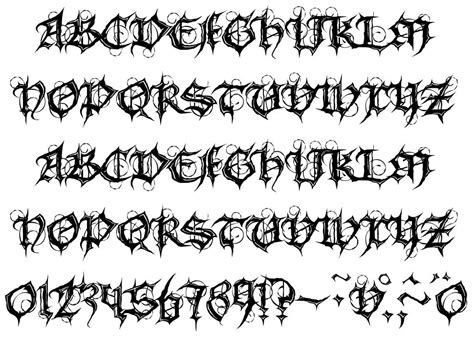 Mb Gothic Spell Font By Irina Modblackmoon Fontriver