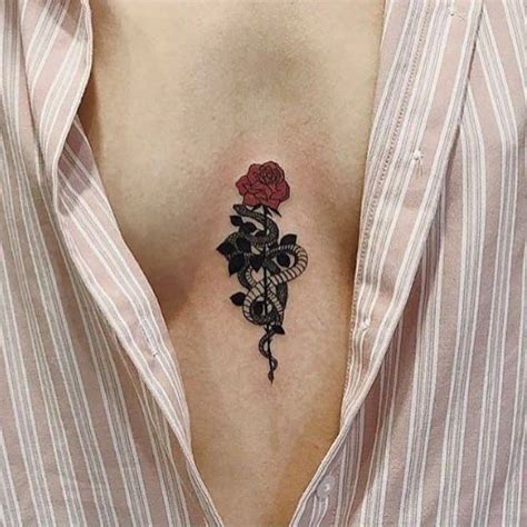 30 chest tattoos for women that draw approving eyes ritely