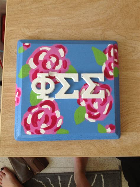 For My Future Little Lilly Printed Plaque Sorority Craft Big