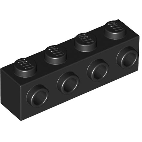Bon Produit En Ligne Neuf Black Brick Modified 1x4 Wih Studs Noir Lego