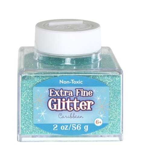 Sulyn Extra Fine Caribbean Glitter Stacker Jar 2 Ounces Non Toxic