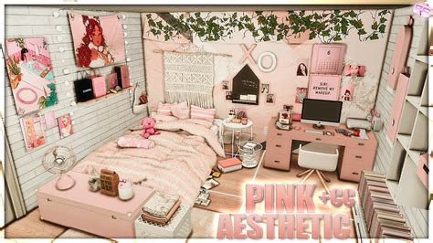 Sims 4 Pink Bed