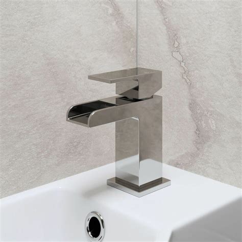 Home Furniture Diy Modern Square Chrome Waterfall Bathroom Bath