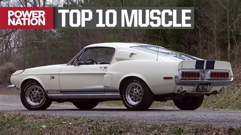 Top 10 Muscle Cars Of All Time Youtube