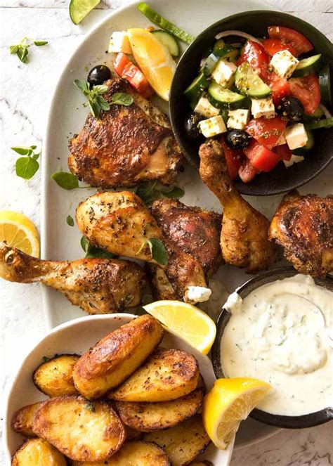 Greek Chicken Recipetin Eats