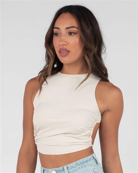 Ava And Ever Lola Top In Cream Fast Shipping And Easy Returns City