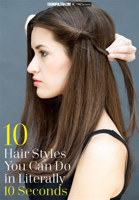 One of the best ways to have short length hair, we fall in love with this hairstyle everytime anne dons it. 10 Hair Styles You Can Do in Literally 10 Seconds | Hair ...
