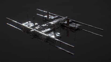 1300 Followers Celebration Space Station Download Free 3d Model By