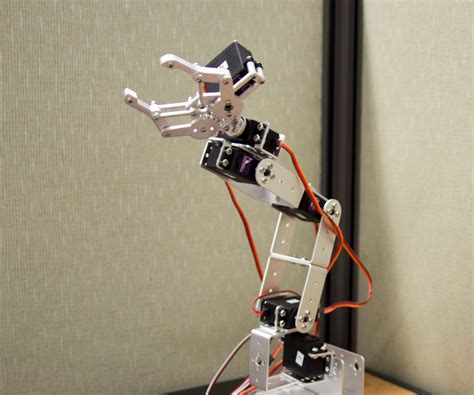 Robot Arm Arduino App 8 Steps Instructables