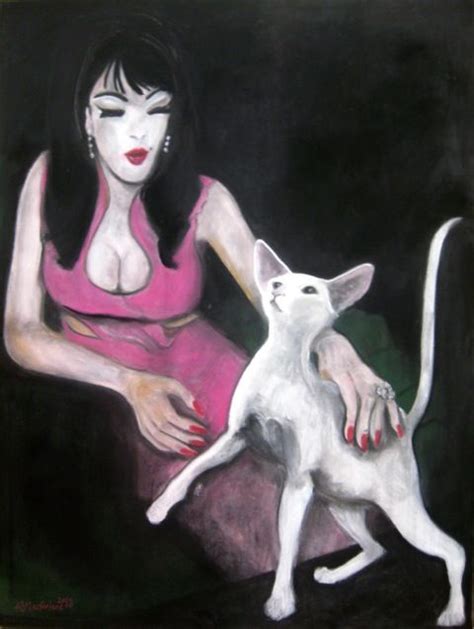 Helen Macfarlane What S New Pussycat Acrylic Paint And Pastel On Canvas 36 X 48 90 X 120 Cms