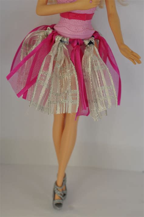 Diy No Sew Ribbon Barbie Doll Skirt Be A Fun Mum
