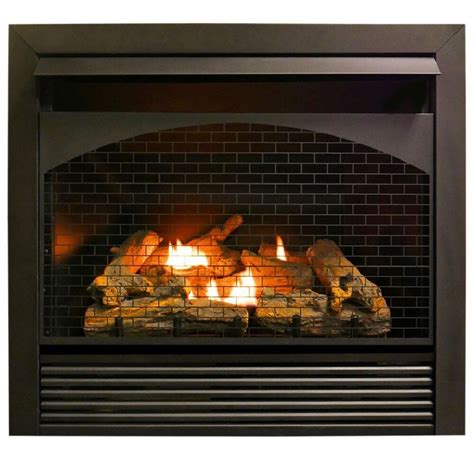 Procom Heating Zero Clearance Vent Free Propanenatural Gas Fireplace