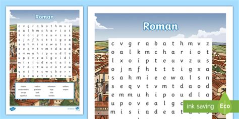 Roman Word Search Teacher Made