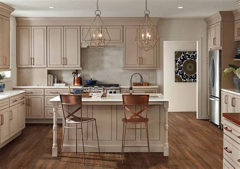 Although monochromatic and white kitchen cabinets have been along with bold colours, grey is going to be a popular kitchen cabinet colour choice. Popular Kitchen Cabinet Color Ideas & Trends | Flooring ...