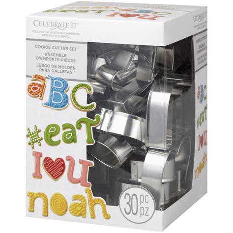 Shop For The Alphabet Cookie Cutter Set By Celebrate It® At Michaels