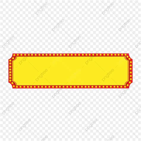 Frame Text Box Vector Art Png Yellow Title Box Text Border Frame