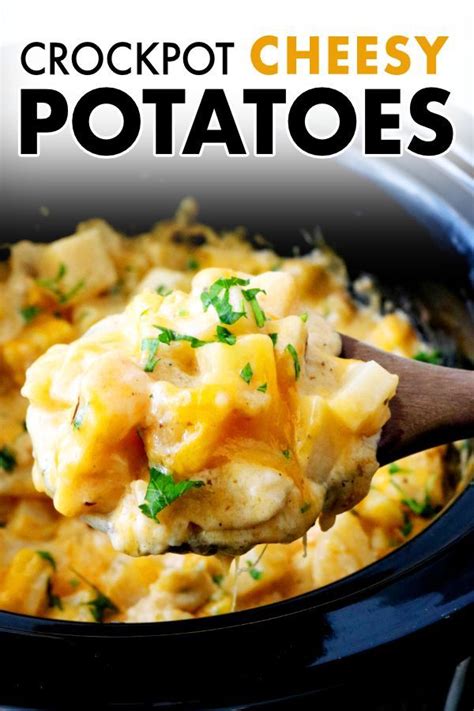 The best hummus ever with just two ingredients! Crock Pot Cheesy Potatoes | Recipe in 2020 | Recipes ...