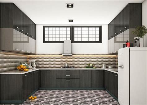 Prima Customized Mdf Kitchen Cabinets Modern Style With Quartz Stone