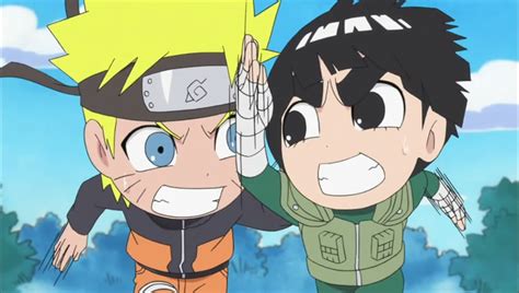 The Center Of Anime And Toku Naruto Spin Off Rock Lee And His Ninja