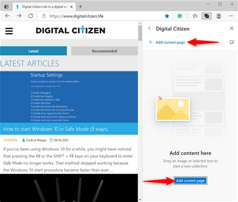 How To Use The Microsoft Edge Collections Digital Citizen