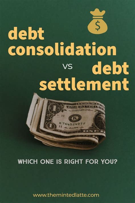 Personal loan or credit card loan? Debt Consolidation vs Debt Settlement: Which one is right ...