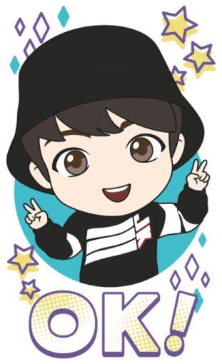 TinyTAN Magic Door LINE Stickers LINE STORE Anime Drawings Boy