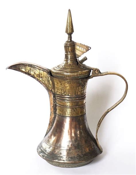 Antique Islamic Dallah Nizwa Coffee Pot Arabic Oman Bedouin Heritage