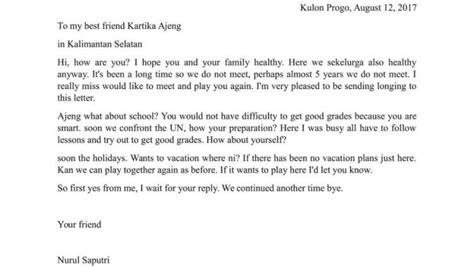 Surat ini ditulis sebagai wujud cinta kami kepada bapak presiden beserta jajaran, keluarga kami, dan seluruh rakyat indonesia. 17+ Contoh Surat Pribadi Untuk Kakak, Teman, Sahabat ...