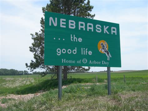 Welcome To Nebraska Along Us Hwy 34 At The Colorado Nebras Flickr