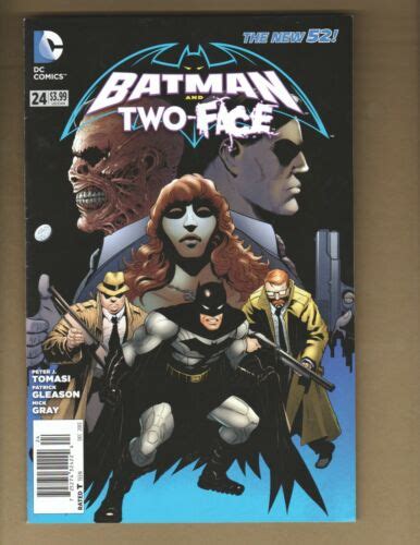 Batman And Robin Vol 2 24 Vf Newsstand Edition New 52 Two Face