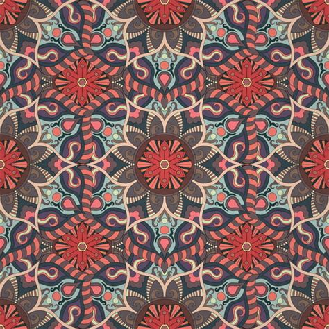 Fabric Pattern Ethnic Vintage Styles Vectors Eps Uidownload