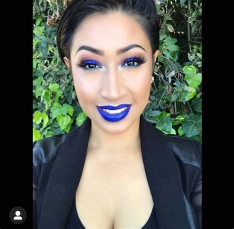20 Ways To Wear Blue Lipstick The Glossychic Blue Lipstick Lipstick Blue Lips