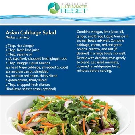 What Do You Eat On Beachbody Ultimate Reset Ectqaes