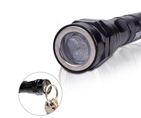 Telescoping 3 Led Flashlight Flexible Extendabletra Bright Light Pocket