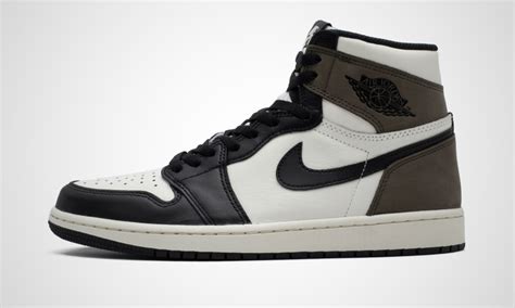 A black leather swoosh, jordan wings logo on the ankle, and nike air branding on the tongue pays homage to branding that can be found on the. Air Jordan 1 Retro High OG "Dark Mocha" Sneaker - SNEEKERSS
