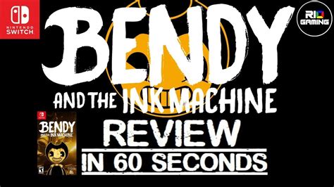 Bendy And The Ink Machine Batim Review Nintendo Switch In 60 Seconds