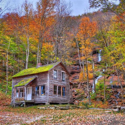 Locations range from lakeside camping areas to secluded backcountry sites in the mountain wilderness. Cabin In Vermont | House styles, Cabin, House