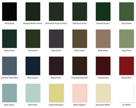 Exterior Shutter Colors Standard Color Options Timberlane