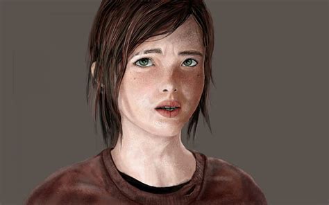 Free Download Hd Wallpaper Ellie The Last Of Us Girl With Brown