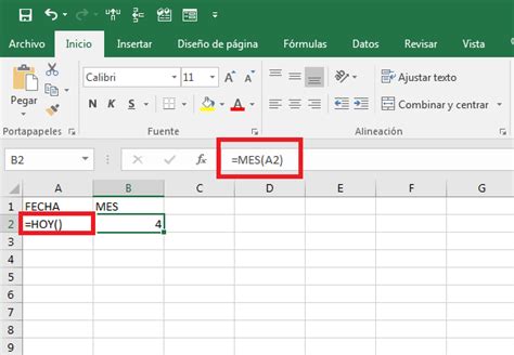 El Poder De Excel FunciÓn Mes En Excel