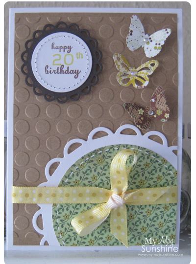 Customize with your message and your card's in the mail the next business day. 20th birthday cards - part 1. - My May Sunshine