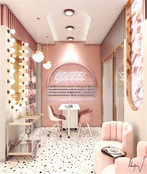 Beauty Saloon Gozeel Doha Qatar On Behance In 2020 Nail Salon