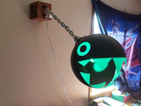 Chain Chomp Wall Lamp 10 Steps With Pictures Instructables