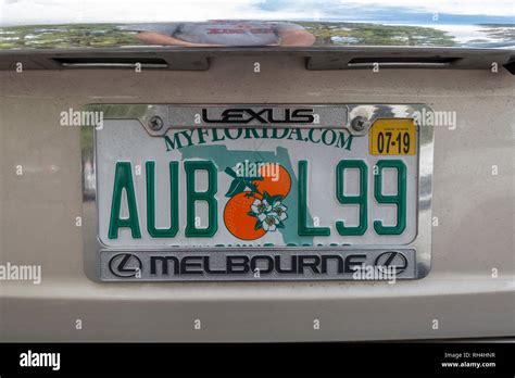 Florida License Plate Hi Res Stock Photography And Images Alamy
