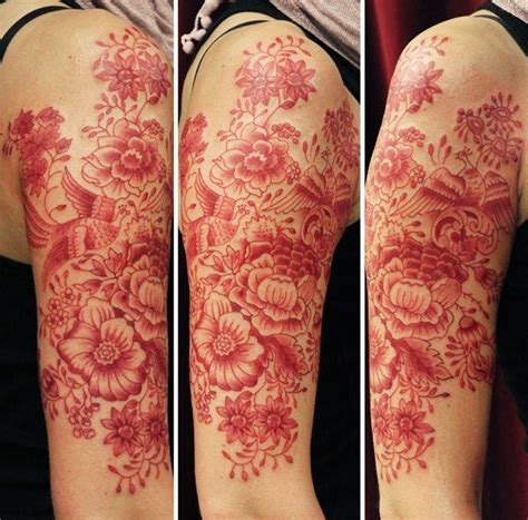 All Red Tattoo Fine Lines And Shading See Tattoo Tatoo Art Tattoo