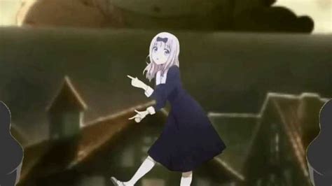 Cute Purple Haired Anime Girl In A Dress Dancing