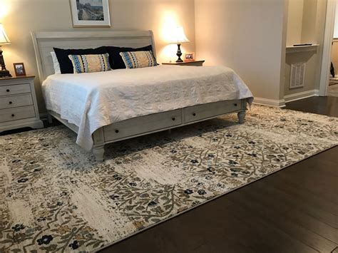 How To Place A Rug In Your Bedroom And What Size To Get