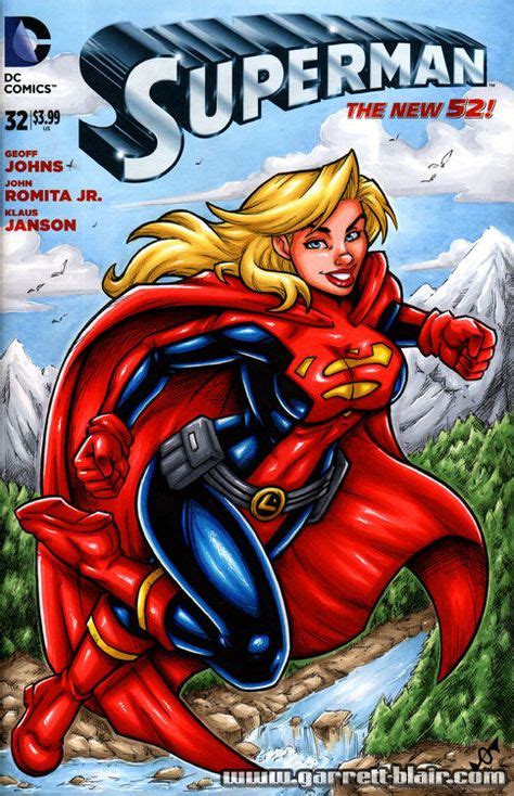 Supergirl Kingdomcome Sketchcover By Garrettblair Gb2k Supergirl